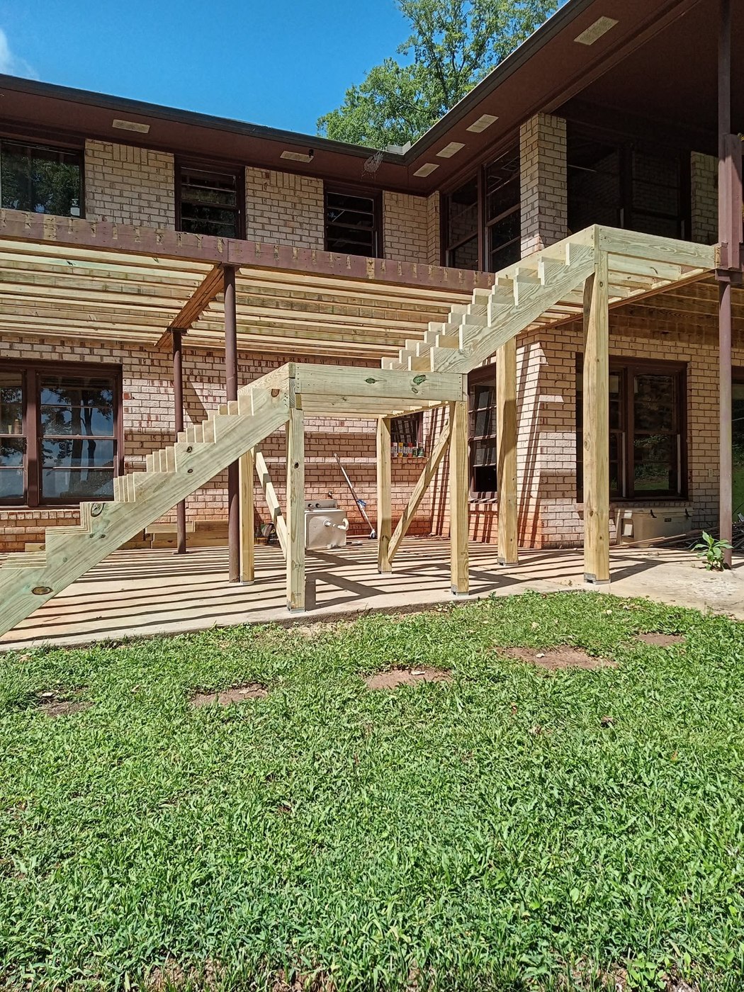Porch and exterior renovation progress