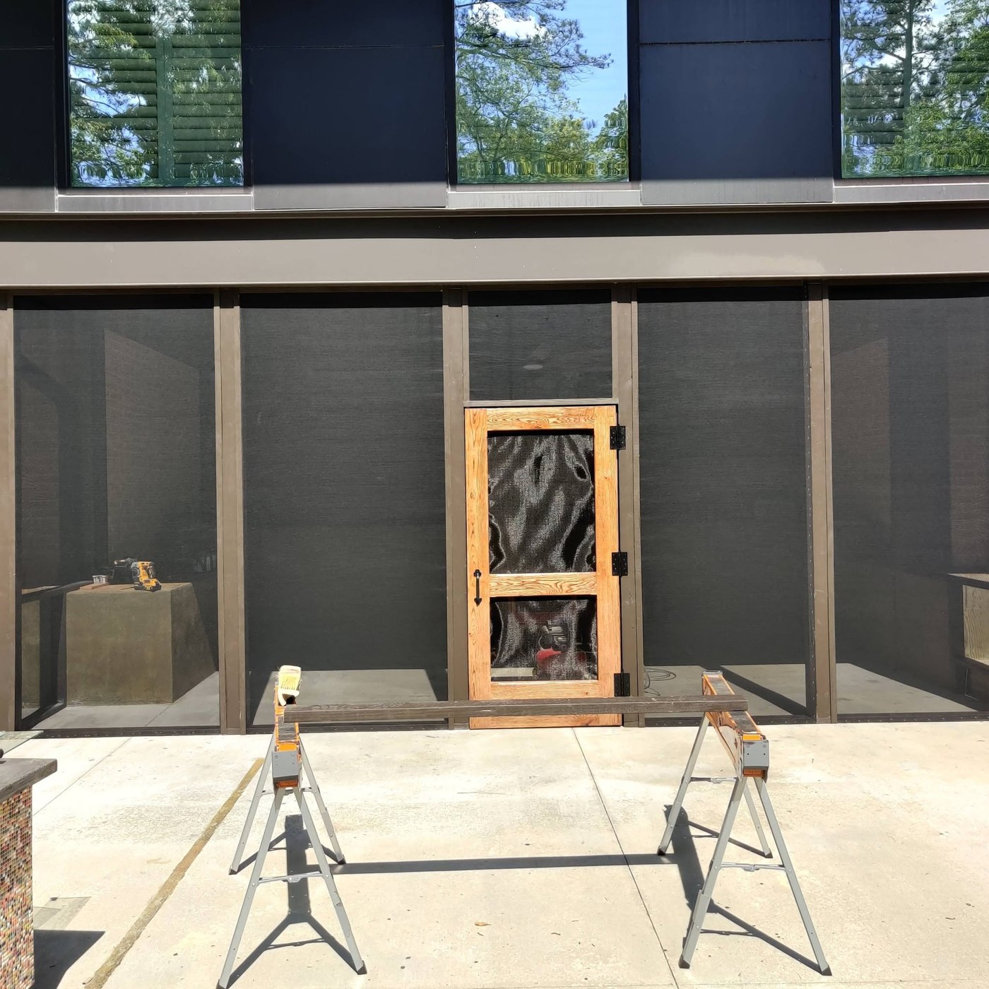 Porch and exterior renovation progress