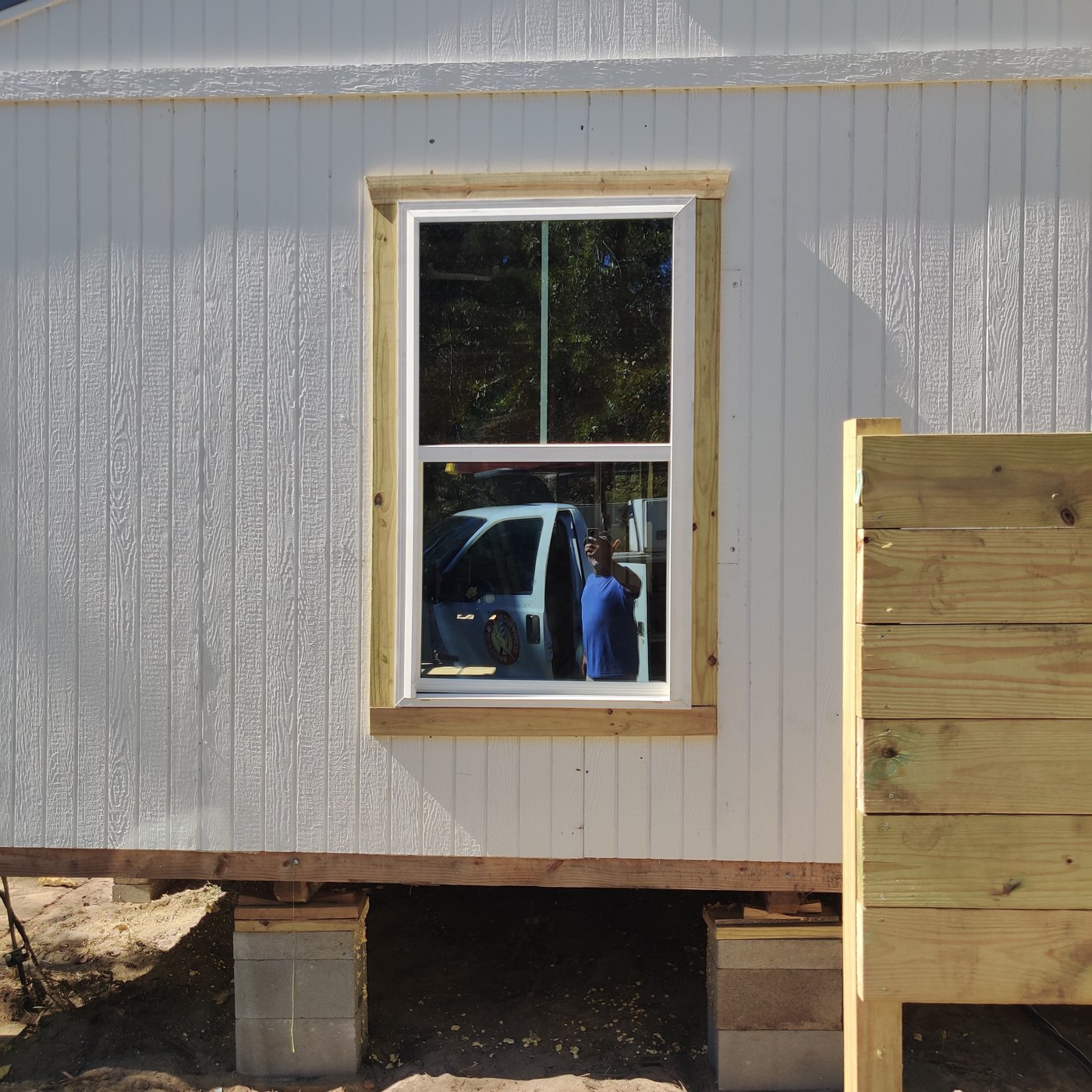 Tiny-house exterior and entry details